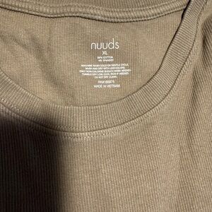 Nuuds Ribbed Long Sleeve Bodysuit